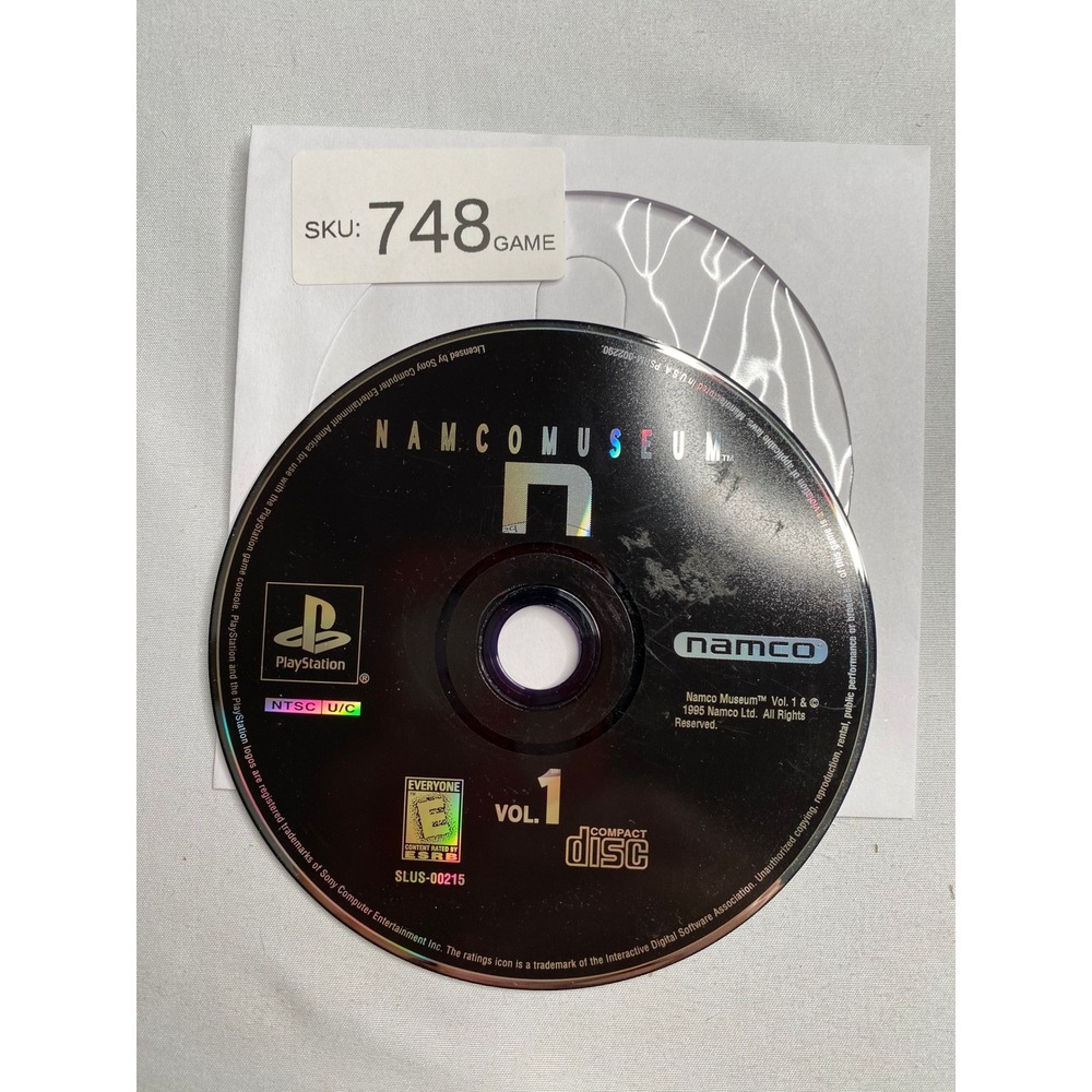 Namco Museum Vol 1 Sony PlayStation